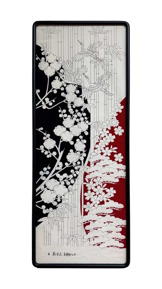 蒸し水元・友禅地入れ