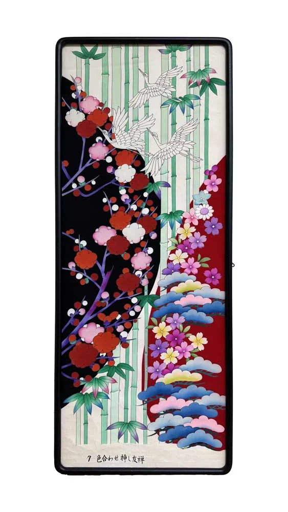 色合わせ挿し友禅